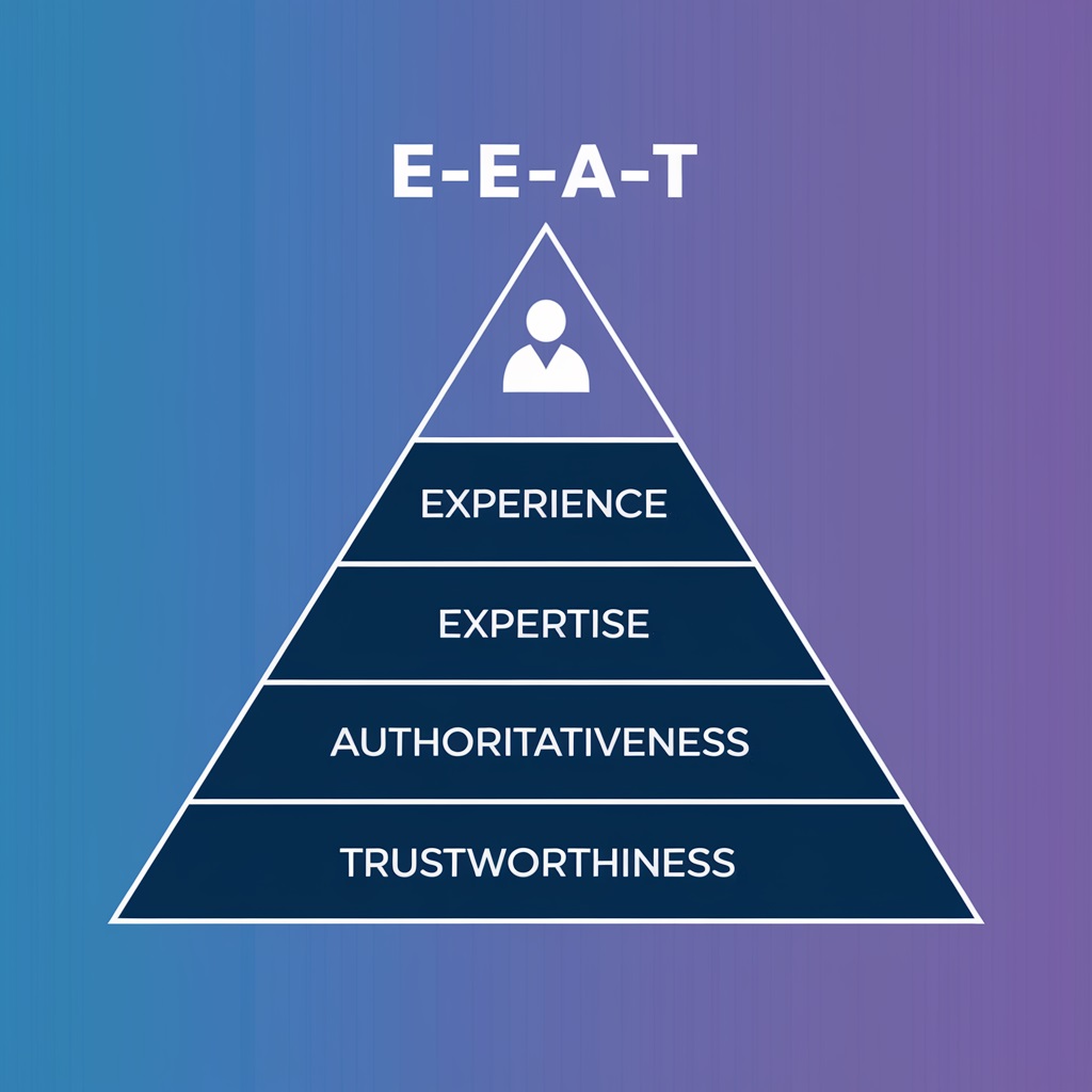 Illustration of Google's E-E-A-T framework