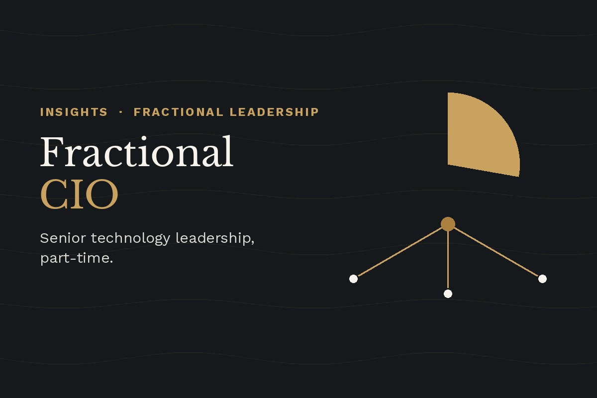 Illustration representing a Fractional CIO