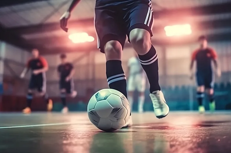 RDT Soccer Academy players training indoors
